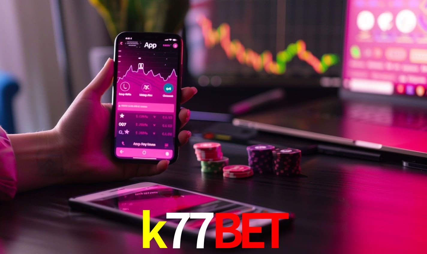 Comparação APP mobile vs versão web da k77bet